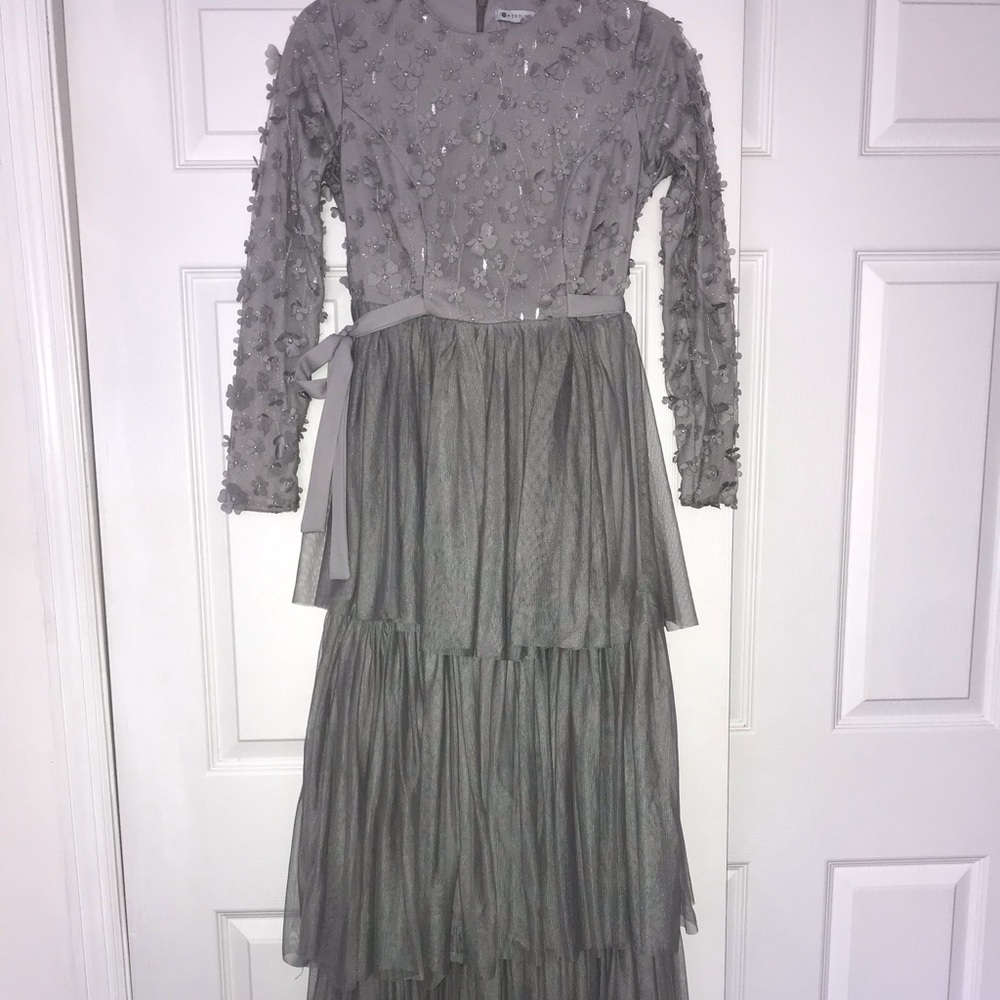 Unlined Crewneck wedding dress 6 - Picture 2 of 5